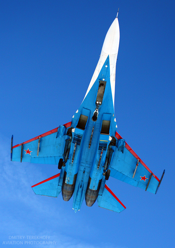 Su-27 Blue Underside | Plane-Encyclopedia