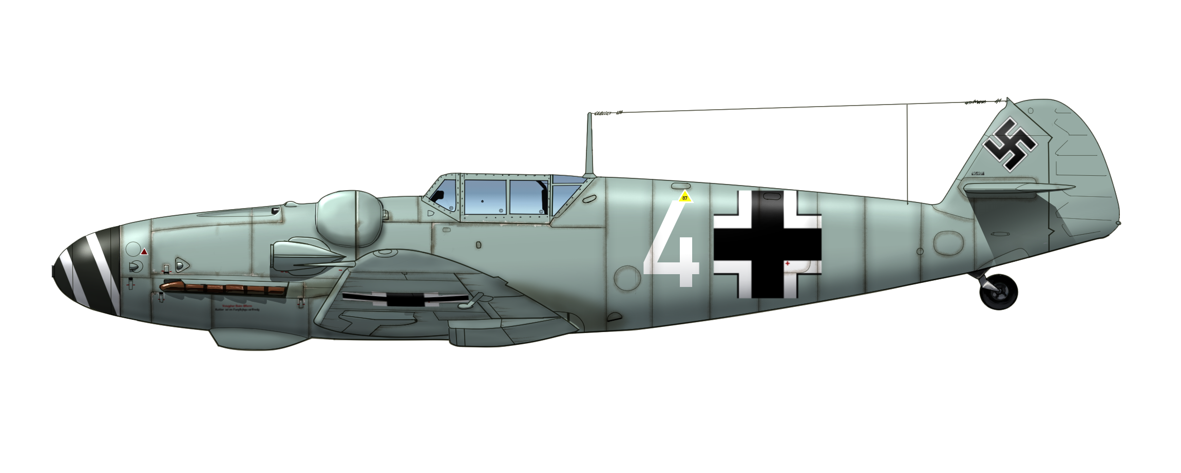Messerschmitt Bf 109g 1 3 5 Pressurized High Altitude Series Plane